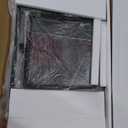 Round Dining Table Set for 4, Kitchen Table and Chairs for 4, Circle Table Round Pedestal Dining Room Dinner Dinette Table Set,5 Piece Space Saving Wood Kitchen & Dining Room Tables (Grey, 42In)