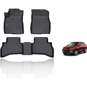 KELCSEECS Floor Mats Custom for Buick Encore GX AWD 2020-2026 All Weather Protection TPE Floor Liners Front & Rear Row Full Set Encore GX Accessories Black