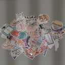 300 PCS Book Stickers for Kindle, Bookish Sticker Pack Reading Glitter Waterproof Vinyl Decals for Laptop, Ebook Readers, Water Bottles, Phone, Journal, Scrapbook, No Repeats (Holographic)