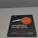 FULEN 2 Pack Picture Lights for Wall,Battery Operated Wall Sconce Rechargeable,LED Wall Light Cordless with Remote,3 Color Temperature, Art Lights for Painting,Frame,Gallery,Dartboard Lights,Black