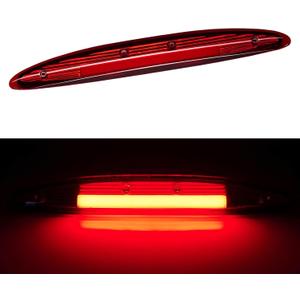 Third 3rd Brake Light LED for 1997-2002 Ford Expedition, High Mount Rear Brake Lights Assembly for 97-02 Expedition, Waterproof Center Cab Lamp Stop Light (RED)