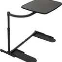 Stander Wonder Tray, Adjustable Swivel Table, Large Laptop Stand, Couch Desk, Side Tables & Gaming Bench, TV-Trays for Eating on Couches, Chairs, Recliners, Black