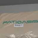 Grey Round Fire Pit Cover Outoor 36 inch Dia Waterproof Patio Deck Propane Fire Bowl Cover 600D Heavy Duty All Weather Resistant