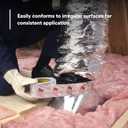 3M Aluminum Foil Tape 3340, 2.5" x 50 yd, 4.0 mil, Silver, HVAC, Sealing and Patching Hot and Cold Air Ducts, Fiberglass Duct Board, Insulation, Metal Repair