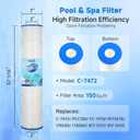 CCP520 Swimming Pool Filter Cartridge PCC130 4 Pack 125 Sq. Ft