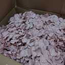 Hydrangea Flower Balls for Centerpieces - 12 PCS Artificial Floral Arrangement with Base, 8 Inch Diameter Fake Silk Kissing Ball for Wedding Table Home Party Decor - Lilac