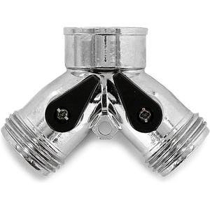 Valterra (A01-0131VP Zinc Siamese Hose Shut-Off Valve