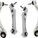 ALADICHE 4pcs Front Lower Control Arm Kit Compatible With BMW 2011-2016 528i, 2011-2016 535i, 2011-2016 550i, 2012-2019 640i, 2012-2019 650i Gran Coupe
