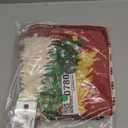 Red Christmas Throw Pillow Covers 18x18 Inch Set of 4, Winter Holiday Xmas Trees Joy Wreath Bow Vintage Truck Pillowcase Decorative for Sofa Couch Living Room