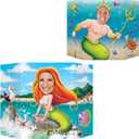 Beistle Mermaid Photo Prop, One Size, Multicolored