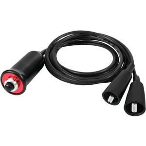 Performance Tool W80586 Heavy Duty Remote Starter for Car and Truck Engines with Push-Button Switch and 5-ft Wire Leads , Black