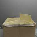 Tulinstiraga Shoe Organizer for Closet, Foldable Large Shoe Storage Box with Clear Cover, Removable Partitions and Bottom are Supported by Plastic Boards (Beige, 20.5“Lx16.9 Wx13'H)