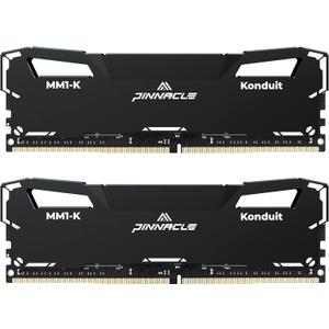 Timetec Pinnacle Konduit 16GB KIT(2x8GB) DDR4 3200MHz PC4-25600 CL16-18-18-38 XMP2.0 Overclocking 1.35V Compatible for AMD and Intel Desktop Gaming PC Memory Module RAM - Black