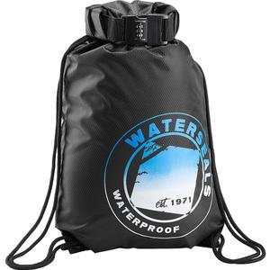 Lewis N. Clark WaterSeals Cinch Locking Backpack | Waterproof Drawstring Bag | Anti-Theft Combination Lock | For Men & Women | Black