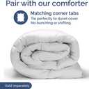 Duvet Cover Queen Size Set - Extra Soft Queen Duvet Cover 90" x 90" with 2 Pillow Shams - Hotel Luxury, Easy Care and Fade Free w/ Zipper Closures & Ties - All Season, Comfy, Cozy & Breathable (White)