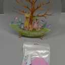 Pasimy Gender Reveal Fingerprint Tree Boy or Girl Party Ideas Baby Shower Guest Book Party Game Gender Reveal Party Supplies for Baby Shower He or She Party Keepsake(Animal)