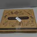 145Pcs Book Binding Kits for Beginners, Book Making Kit Bookbinding Supplies with A5 Paper Books Cloth Awl,Complete Bookbinding Kit Tools Materials with Instructions and Video Tutorials for DIY Crafts