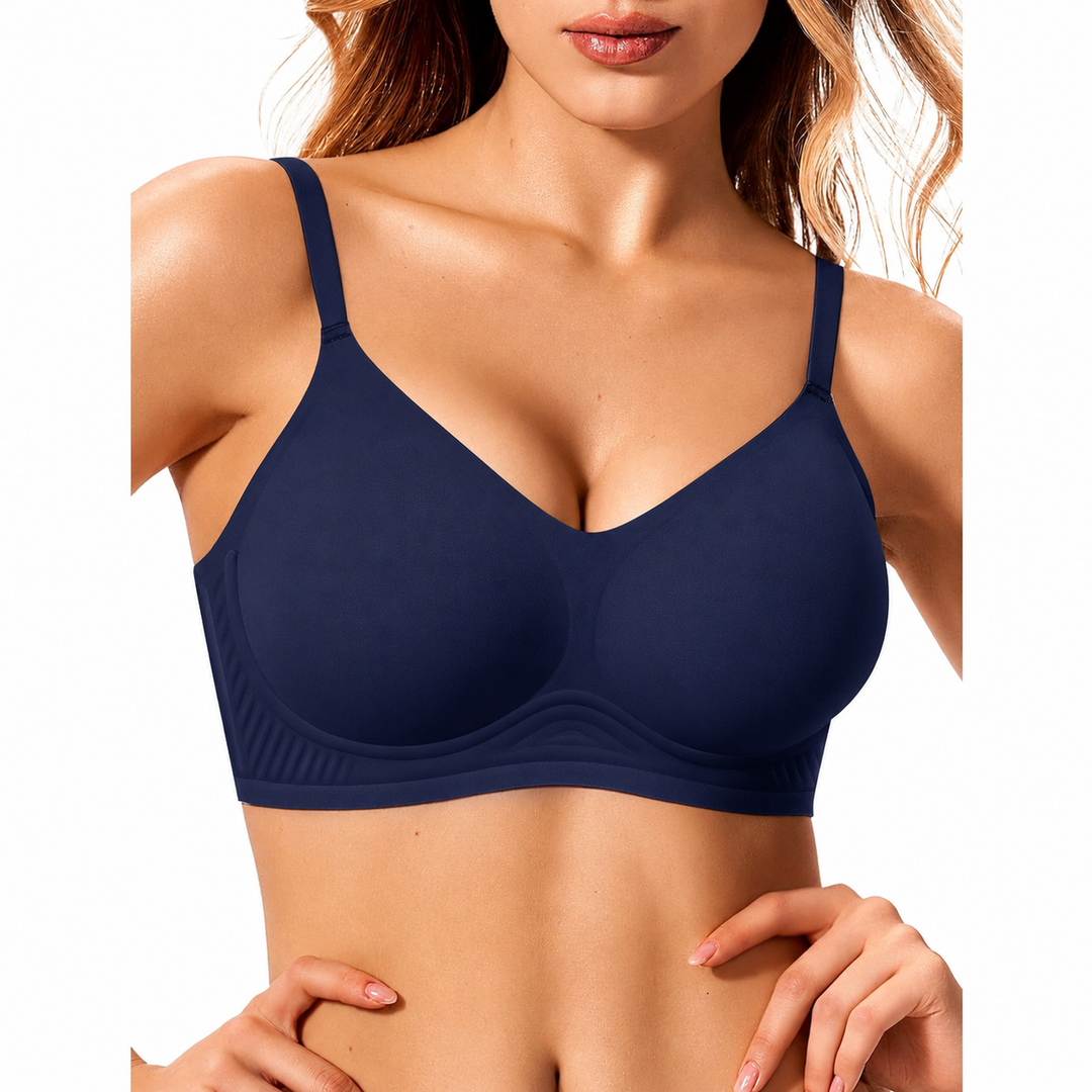 LetsJoli Jelly Bras for Women 2026 No Underwire Wireless Tshirt Bra Push Up Seamless Bralettes w Support, Small