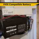 SEFEPODER 12V 9Ah Rechargeable Sealed Lead Acid Battery (F2 Terminals)
