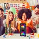 Bluetooth Speaker, 40W (60W Peak) Portable Wireless Speaker with Colorful Lights, Double Subwoofer Heavy Bass, FM Radio, MP3 Player, Bluetooth 5.0, Loud Stereo speakers for Home Outdoor Party Camping