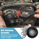 X AUTOHAUX Belt Tensioner Pulley Assembly for Nissan Altima 2007 2013 for Nissan Maxima Murano 2009-2014 Serpentine Tensioner 11955-JA10D 11955-JA10A
