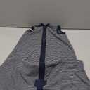 Burt's Bees Baby Infant Wearable Blanket, 100% Organic Cotton Newborn Unisex Beekeeper - Light Weight 0.5 TOG or Medium Weight 1.5 TOG Sack, Medium, Midnight Stripe