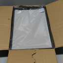 ProCase Stackable Large Jewelry Drawer Organizer, 3 Pack Velvet Jewelry Organizer Tray with Removable Dividers for Earring Necklace Bracelet -Black (24 Slot + 12 Slot + 10 Hooks)