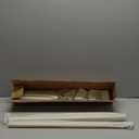 Wall Mounted Clothes Rack - 36" Industrial Pipe Clothing Garment Rack, Space - Saving Heavy Duty Detachable Black Iron Clothes Organizer, Multi-Purpose Hanging Rod for Closet Storage, 2 Base