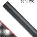 ADFORS Extra Strength Screen, 36 Inches x 100 Feet Roll - Heavy-Duty Replacement Screen for Windows and Doors - Charcoal