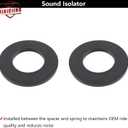 3.5" Front Leveling Kit Compatible with 2005-2024 Ford F250 F350 Super Duty 4WD, 3.5 inch High-Strength Steel Coil Spring Lift Spacers with Shock Mount Extenders & Sound Isolator