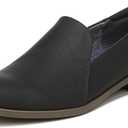 Dr. Scholl's Shoes Womens Rate Loafer Slip On Moc Black Smooth 11 W