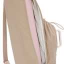 sportsnew Puffy Yoga Mat Bag Yoga Gym Bags for Women Men, Full-Zip Pilates Bag with Wet Pocket & Side Zip Drawstring Pocket Fits Tumblers with Handle, Yoga Mat Storage for Carrier Quick Access