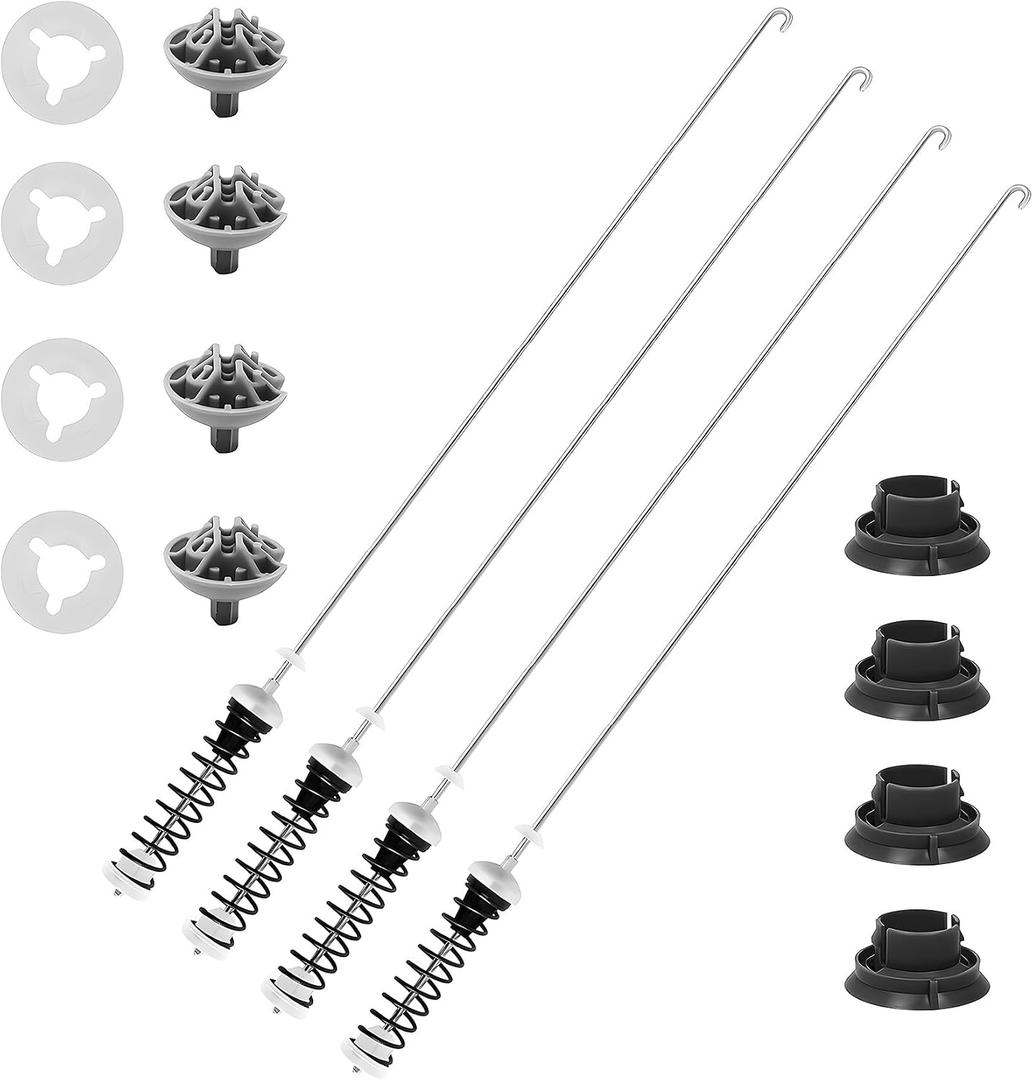 Upgraded WTW7000DW0 WTW7000DW3 WTW7000DW4 WTW7500GW0 WTW7500GW2 Washer Suspension Rods, Fit for Kenmore Whirlpool Maytag Washer MVWB765FC3 MVWB765FW3 MVWB765FW4 MVWB766FW1 11026132413