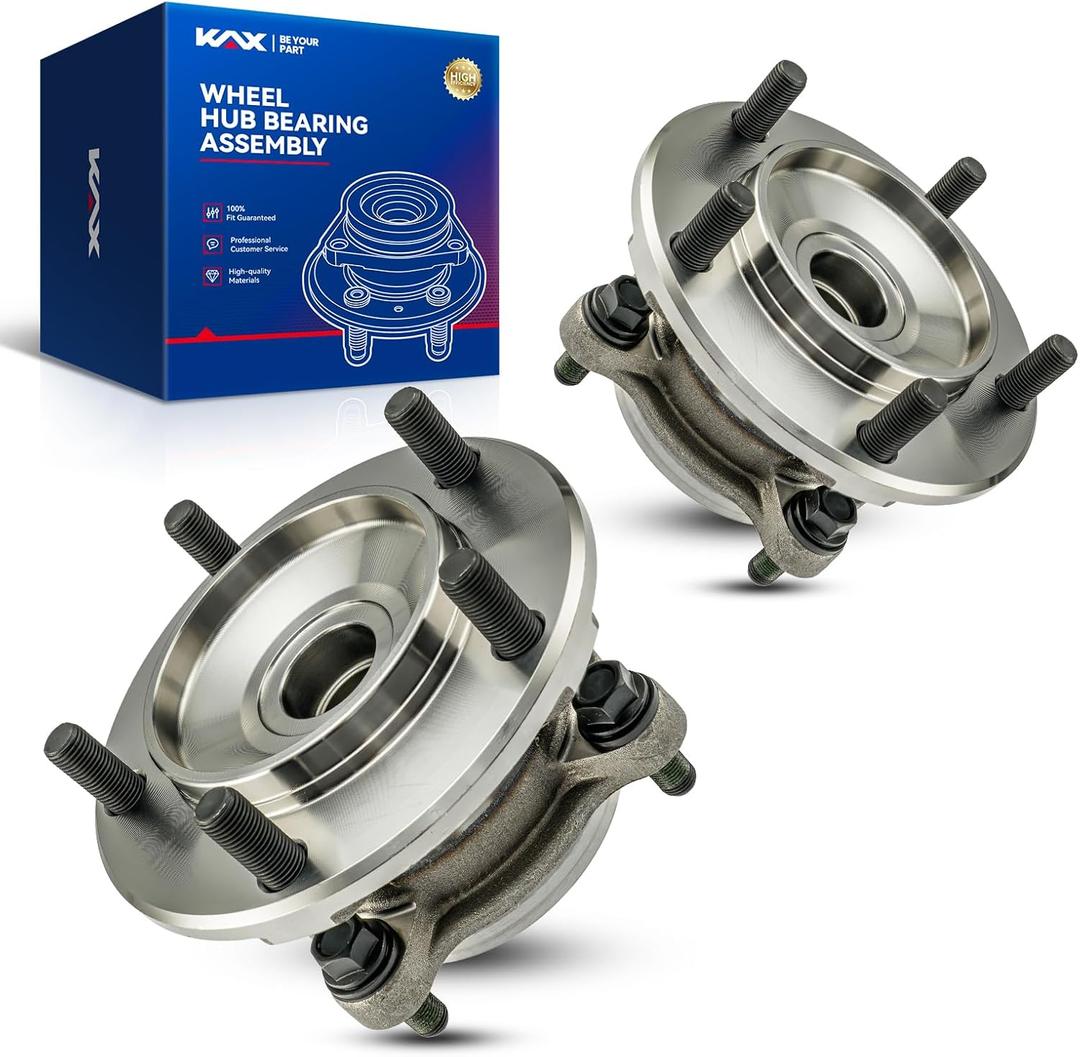 KAX 515204 Pair Front Wheel Bearing Compatible with Toyota Tundra 2007-2019 RWD, Toyota Tundra 2020-2021, Toyota Sequoia 2008-2019 RWD