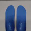 Plantar Fasciitis Feet Insoles Arch Supports Orthotics Inserts Relieve Flat Feet, High Arch (Mens 10-10 1/2 | Womens 12-12 1/2) (New Blue)