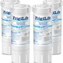 RWF5200A Compatible for XWF (NOT Compatible for XWFE), WR17X30702, Applicable to models GE GBE21, GDE21, GDE25, GFE24, GFE26, GNE21, GNE25, GNE27, GWE19 Refrigerator Water Filter, PACK of 4