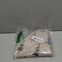 Artoid Mode Christams Green Tree Vinyl Round Placemats Set of 4, 14 Inch Washable Non-Slip Heat Resistant Woven Plastic Table Mats for Party Dining Table