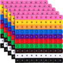 Libima 500 Pieces Math Cubes Set Learning Linking Manipulative Educational Cube Stem Connecting Cube Number Counting Cubes Blocks