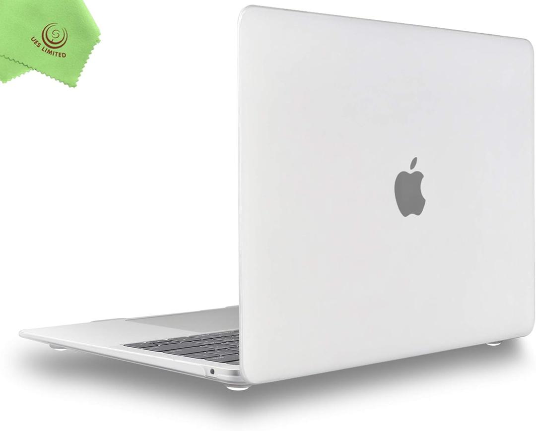 UESWILL 2022 2021 MacBook Air 13 inch Case A2337 M1 A2179 A1932, Hard Shell Case Cover Compatible with MacBook Air 13 inch with Retina Display & Touch ID (2018-2022), Clear