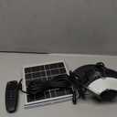 HULPPRE Solar Shed Light-Daytime or Night,4+1 Leaves 136Leds Brighter Solar Light Indoor&Outdoor with Remote,IP65 Barn/Chicken Coop/Workshop/Ceiling/Pendant Lamp for Patio,Garden,Yard,Gazebo