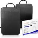 SURDOCA Kick Mats Back Seat Protector for Kids, Leather Car Back Seat Cover for Child, Offers Waterproof Protection of Car Seat Back from Dirt, Mud, Scratches