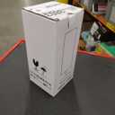 Small Table Lamp for Bedroom - Bedside Lamps for Nightstand, Minimalist Night Stand Light Lamp with Square Fabric Shade, Desk Reading Lamp for Kids Room Living Room Office Dorm (12.8in, Cream & Black)