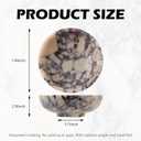 Natural Luxury Marble Decorative Bowl Medium 7-Inch Calacatta Viola Marble for Coffee Table Centerpiece Holder, Decorative Catchall Dish for Dining Table, Statement Accent Tray for Home Decor