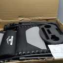 Tisetrail Zero Gravity Lounge Chairs - Oversized Reclining Patio Chairs with Adjustable Pillow & Cup Holder (500lbs Capacity, Black/Gray)