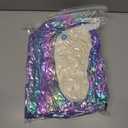 Cutemile Girls Puffer Jacket Toddler Winter Coat 5T Purple Blue Long Hooded Coats Outerwear Faux Down Jackets 5-6 Years, Violet