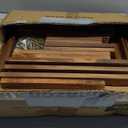 3 Tiered Small Plant Stands Shelf Indoor Outdoor,Wood Flower Pot Stand Holders Rack,Freestanding Corner Ladder Shelves for Plants Succulent Cactus,on Patio,Desktop,Window