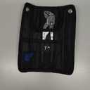 toolant 7-Inch Chrome Plated Pliers Wrench, CR-V Adjustable Wrench with Anti-Rust Coating, Smooth Parallel Jaws, Rubber Anti-Slip Grip and Storage Pouch for Home Repair, Plumbing, Nuts, Water Pipes