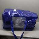 TICONN 6 Pack Extra Large Moving Bags Heavy Duty with Zippers & Carrying Handles, Durable Storage Bags Moving Boxes for Closet Organizers and Storage (6 Pack, Blue)