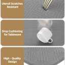 Color&Geometry Kitchen Mat,Cushioned Anti Fatigue Kitchen Mats for Floor,Long Foam Padded Standing Runner, Non-Slip Waterproof Rug for Sink, 17"x 79", Grey