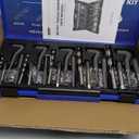 Orion Motor Tech Thread Repair Kit, Metric Helicoil Repair Kit with HSS Drill Bits Thread Inserts Taps Breakoff Installation Tools, Portable Rethreading Tool Kit in M5 M6 M8 M10 M12 Sizes